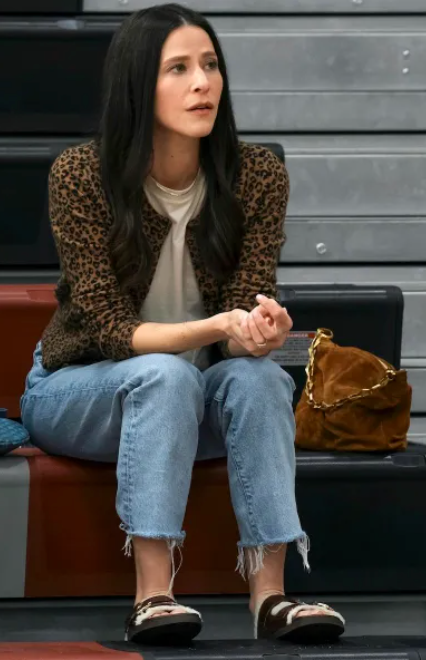 Brown Leopard Print Cropped Cardigan