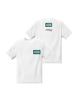 Squid Game Player Number Patch White Custom Shirt