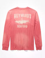 Outer Banks Long-Sleeve Graphic T-Shirt In Red