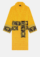 I ♡ BAROQUE BATHROBE in yellow