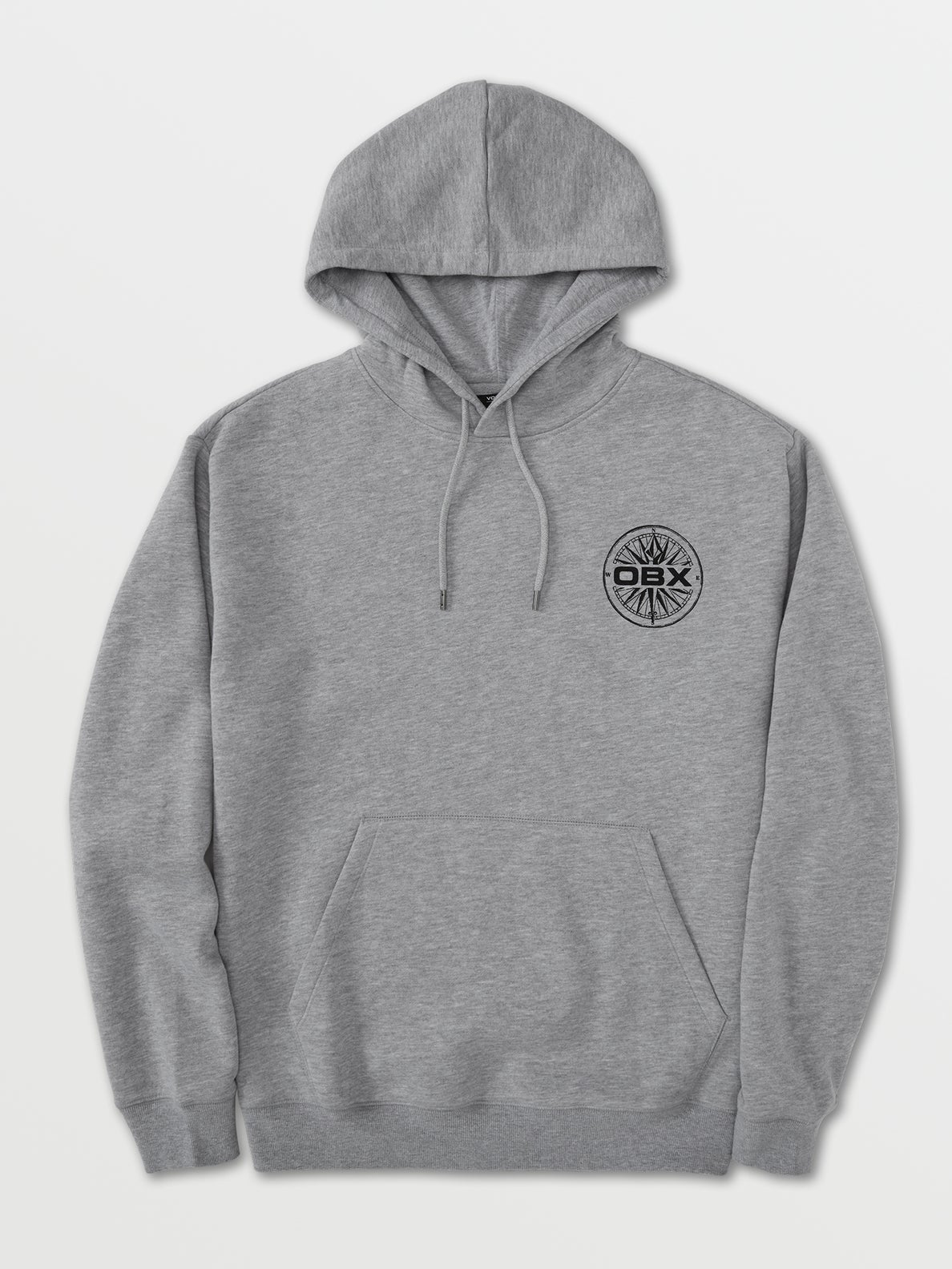 OBX POPE COMPASS PULLOVER HOODIE IN HEATHER GREY
