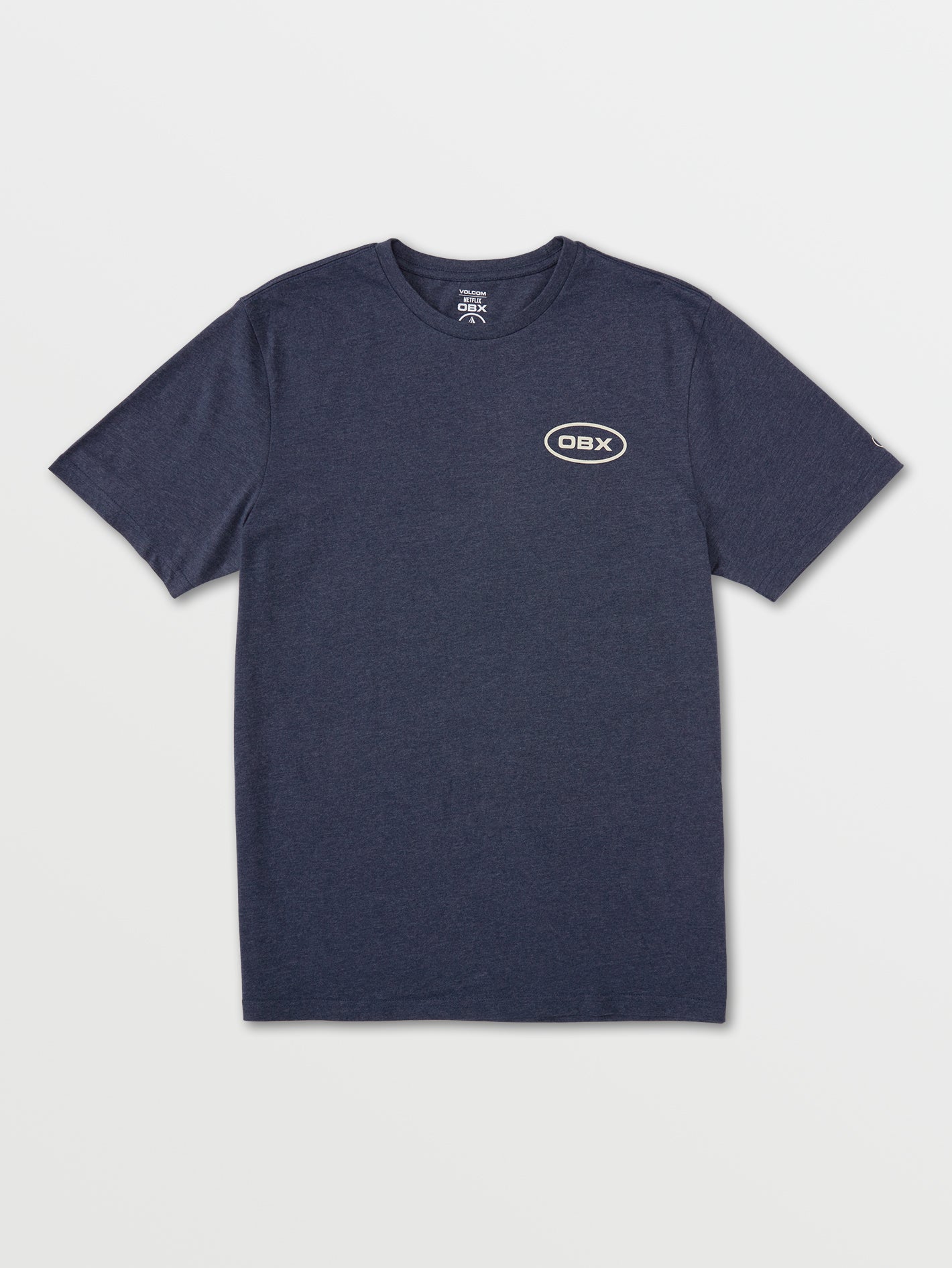 OBX MARLIN SHORT SLEEVE HEATHER SHIRT in NAVY HEATHER