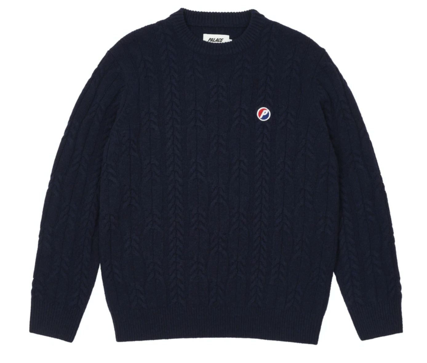 Navy Cable Knit Sweater