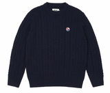 Navy Cable Knit Sweater