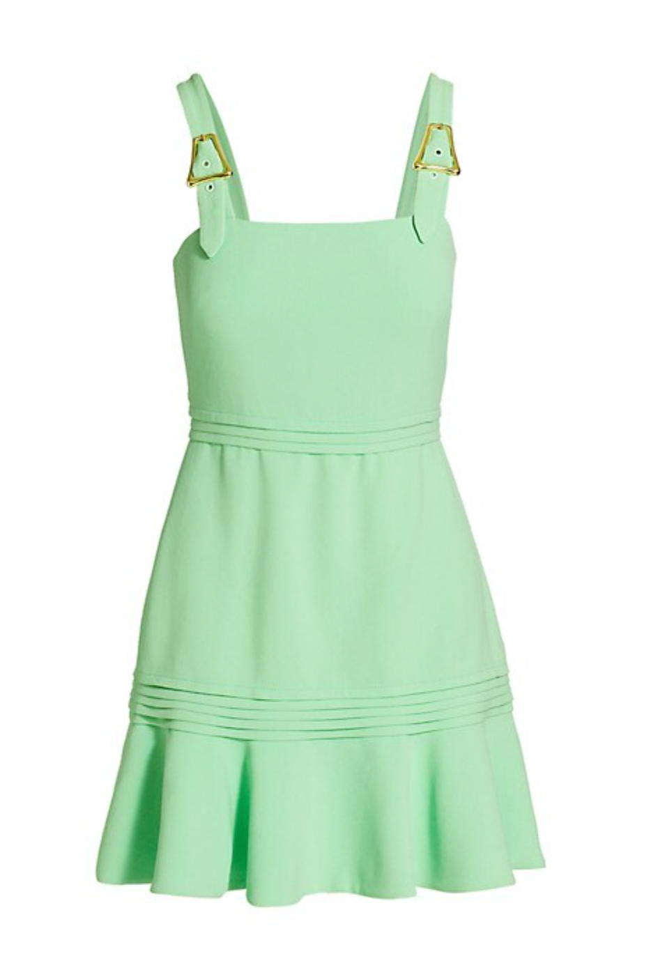 CLARA MINI DRESS in Kiwi Green