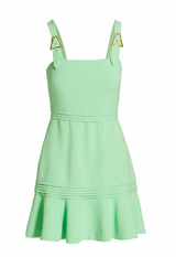 CLARA MINI DRESS in Kiwi Green