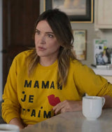 Maman Je Tβaime Yellow Sweatshirt