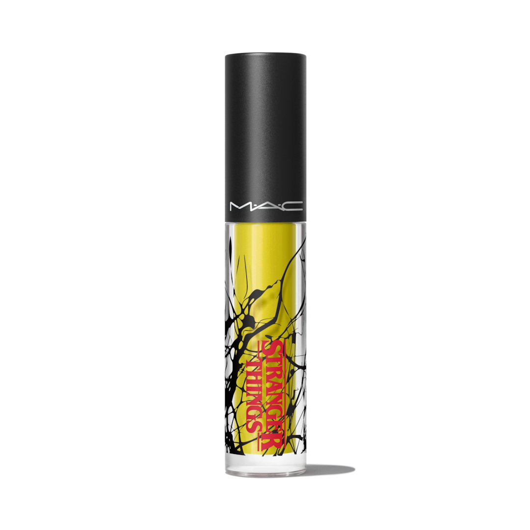MAC X Stranger Things LIPGLASS IN MARVELOUS MAX BRIGHT ACID GREEN