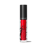 MAC X Stranger Things LIPGLASS IN ROCKIN ROBIN BRIGHT RED