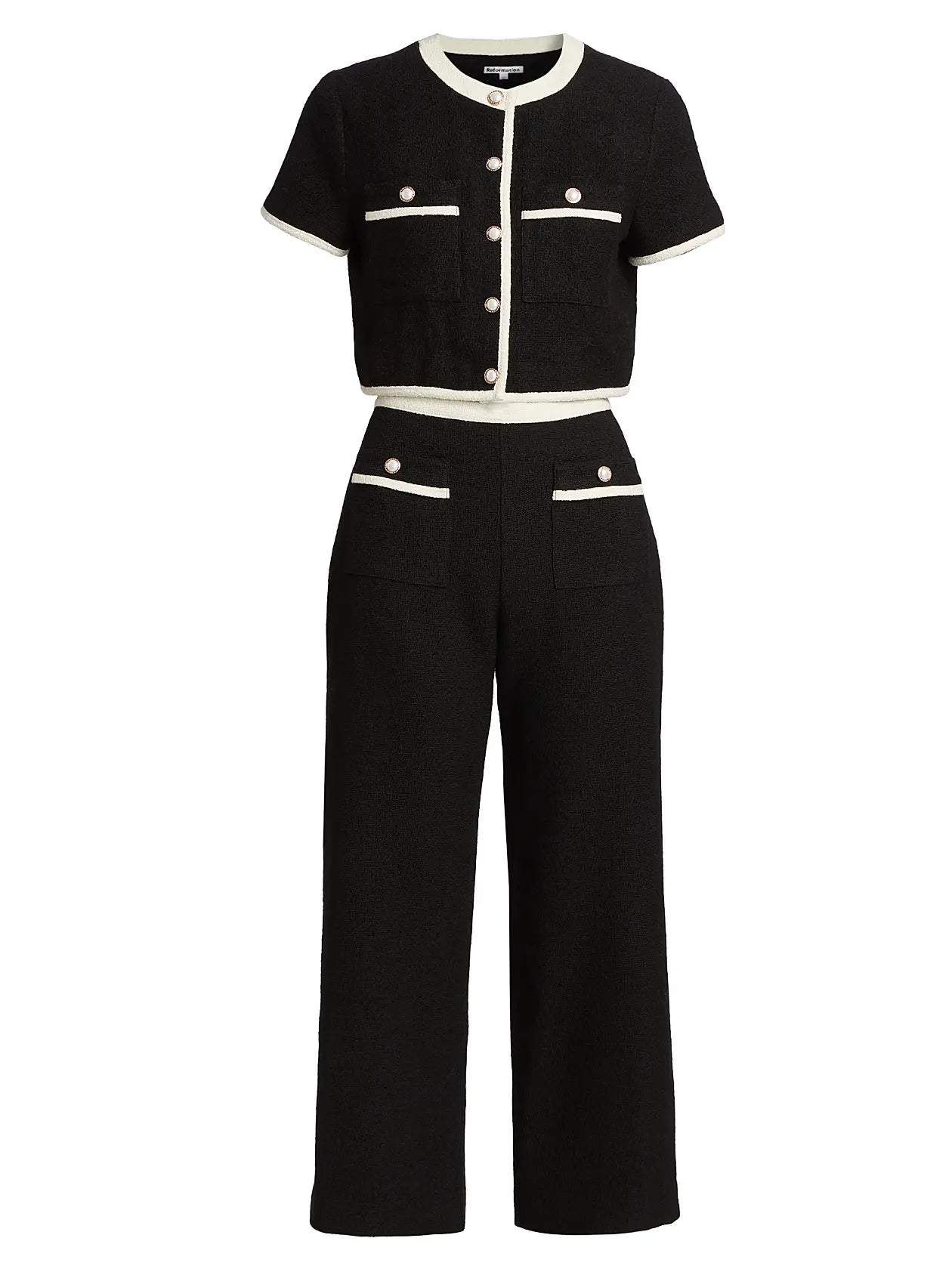 Blair Black & White Two-Piece Set
