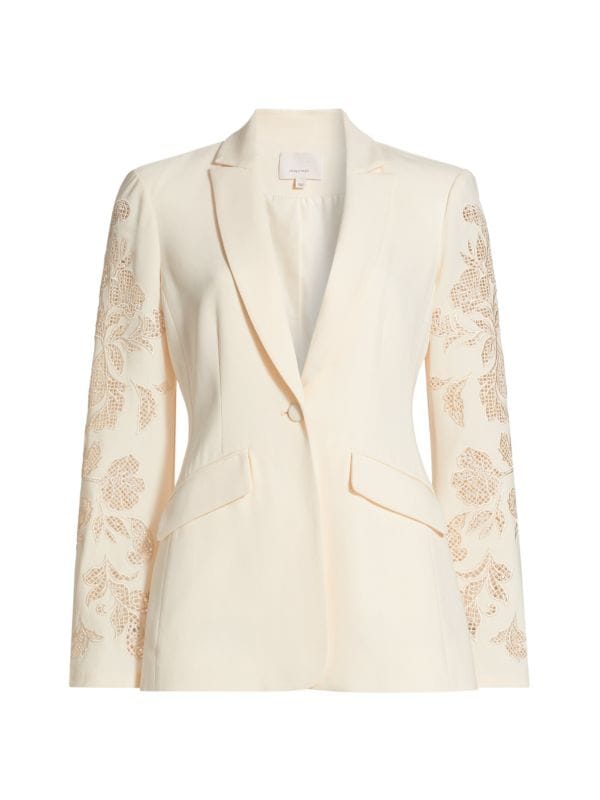 Cutout Paisley Embroidered Cheyenne Blazer