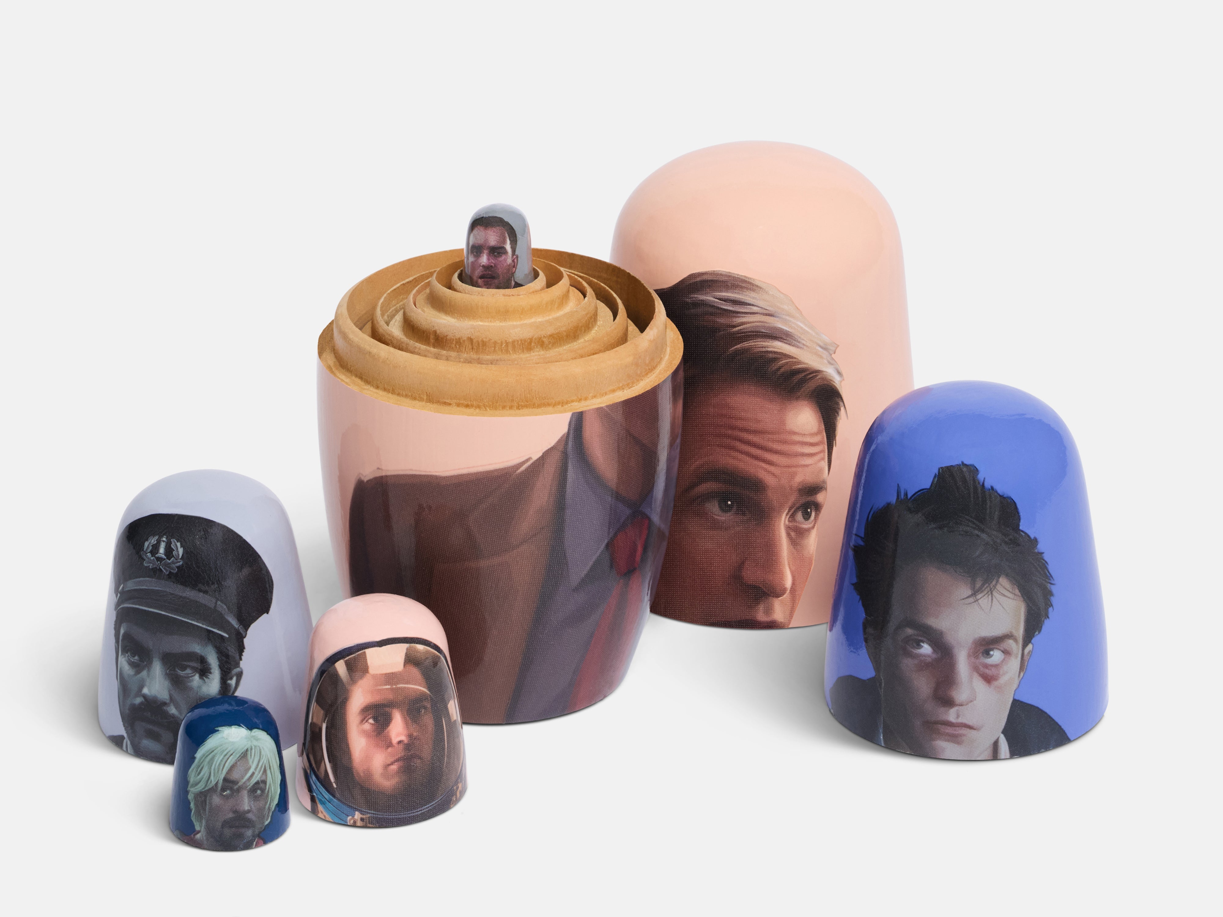 Robert Pattinson nesting dolls from A24