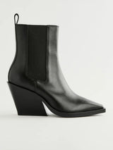 Odessa Black Western Ankle Boot