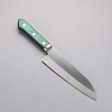 Sakai Kikumori Blue Steel Santoku Japanese Knife 165mm Green Pakka Wood · Sydney · The Bear · Seek