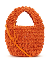 Orange Popcorn Basket Tote Bag