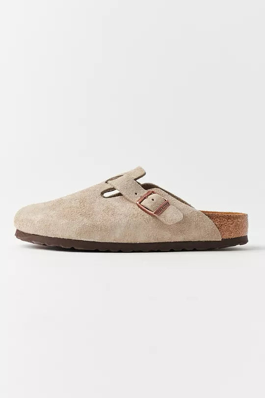 Boston Soft Footbed Suede Clog · Sugar · The Bear · Seek