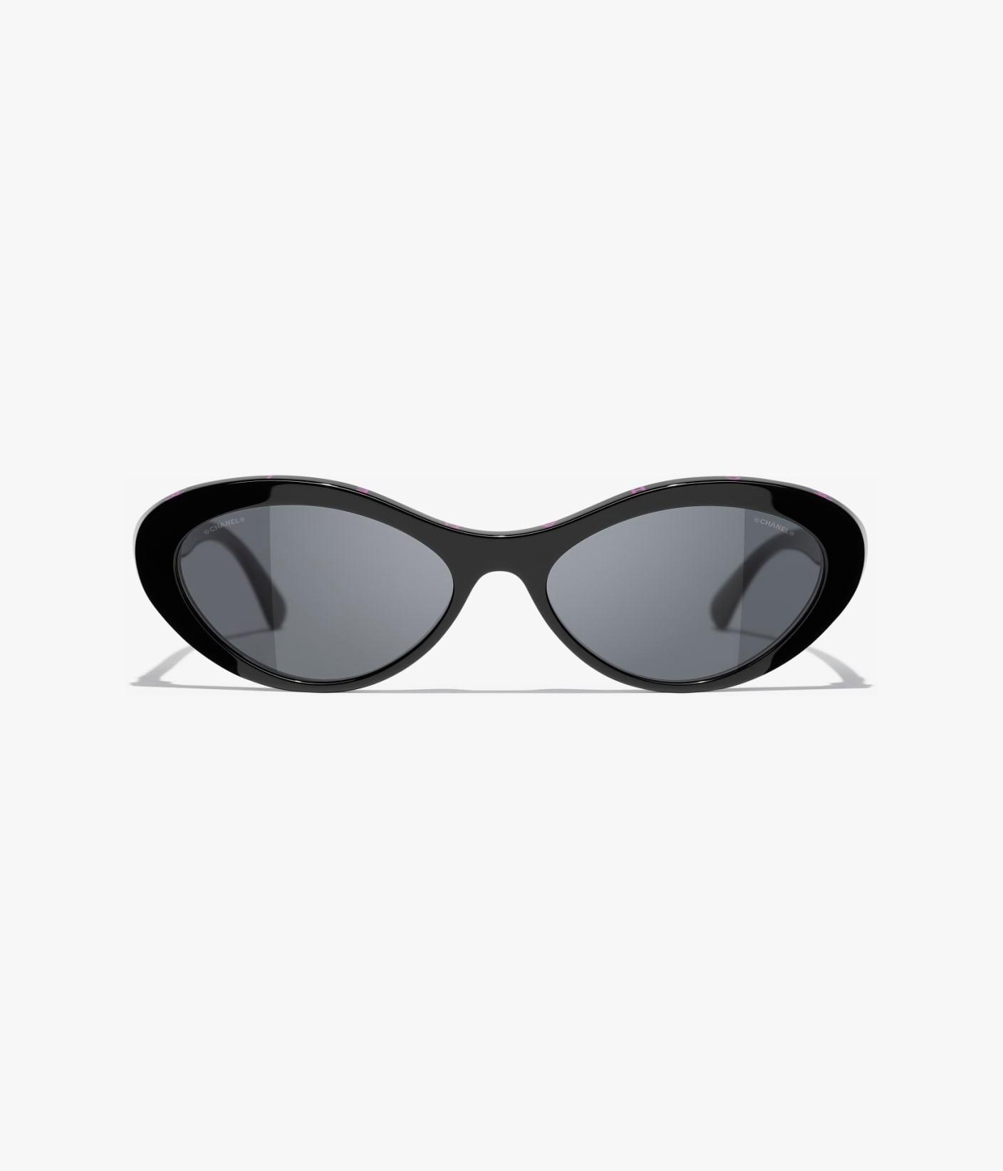 Black Oval Sunglasses
