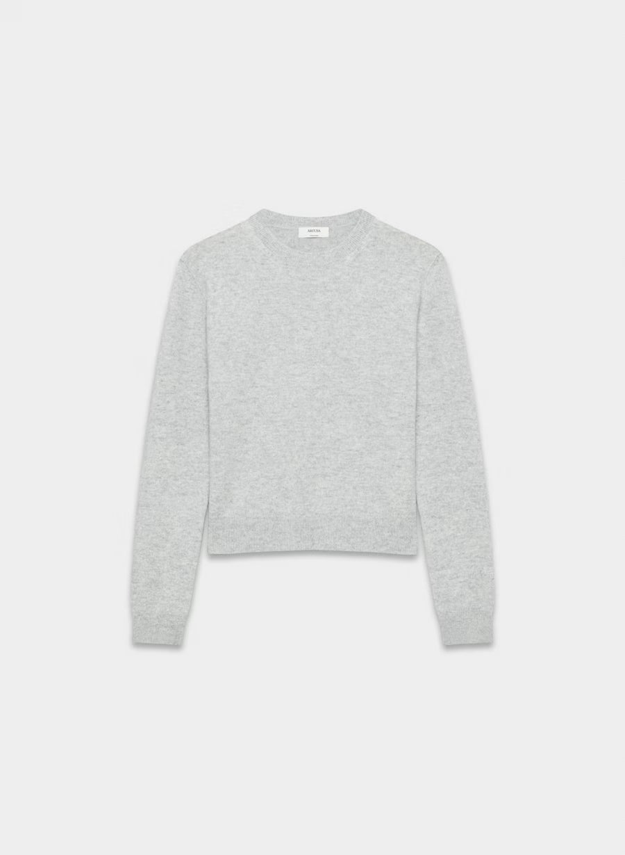 Gray sweater on a light gray background