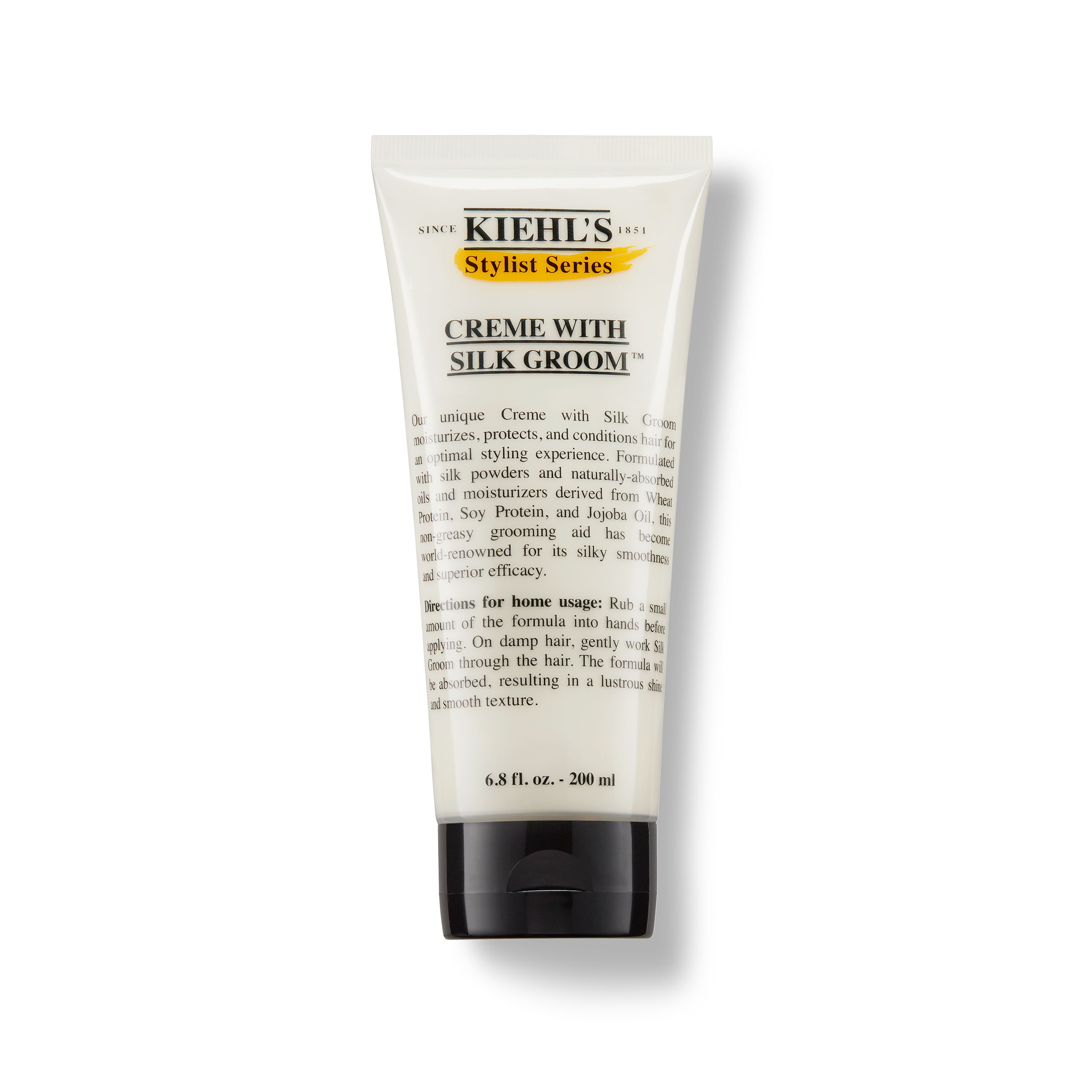 Kiehl's Creme with Silk Groom tube on a white background