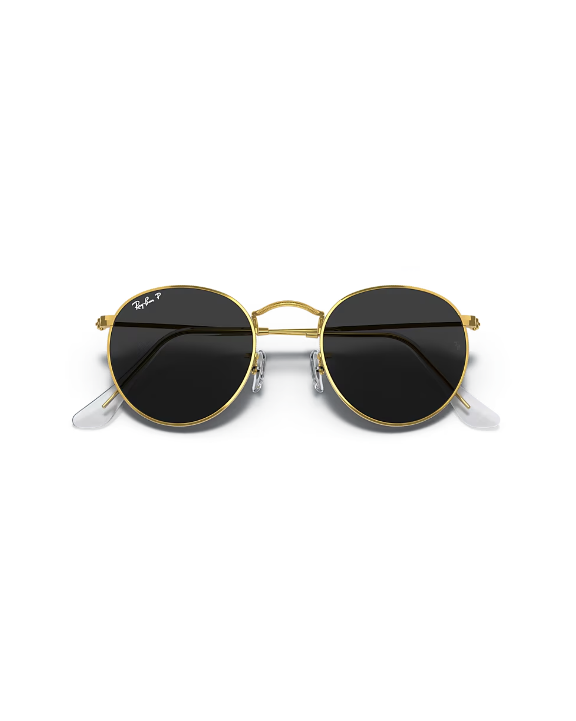 Ray-Ban Round Metal Sunglasses in Gold