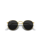 Ray-Ban Round Metal Sunglasses in Gold