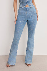 Crystal Pull-On Jeans