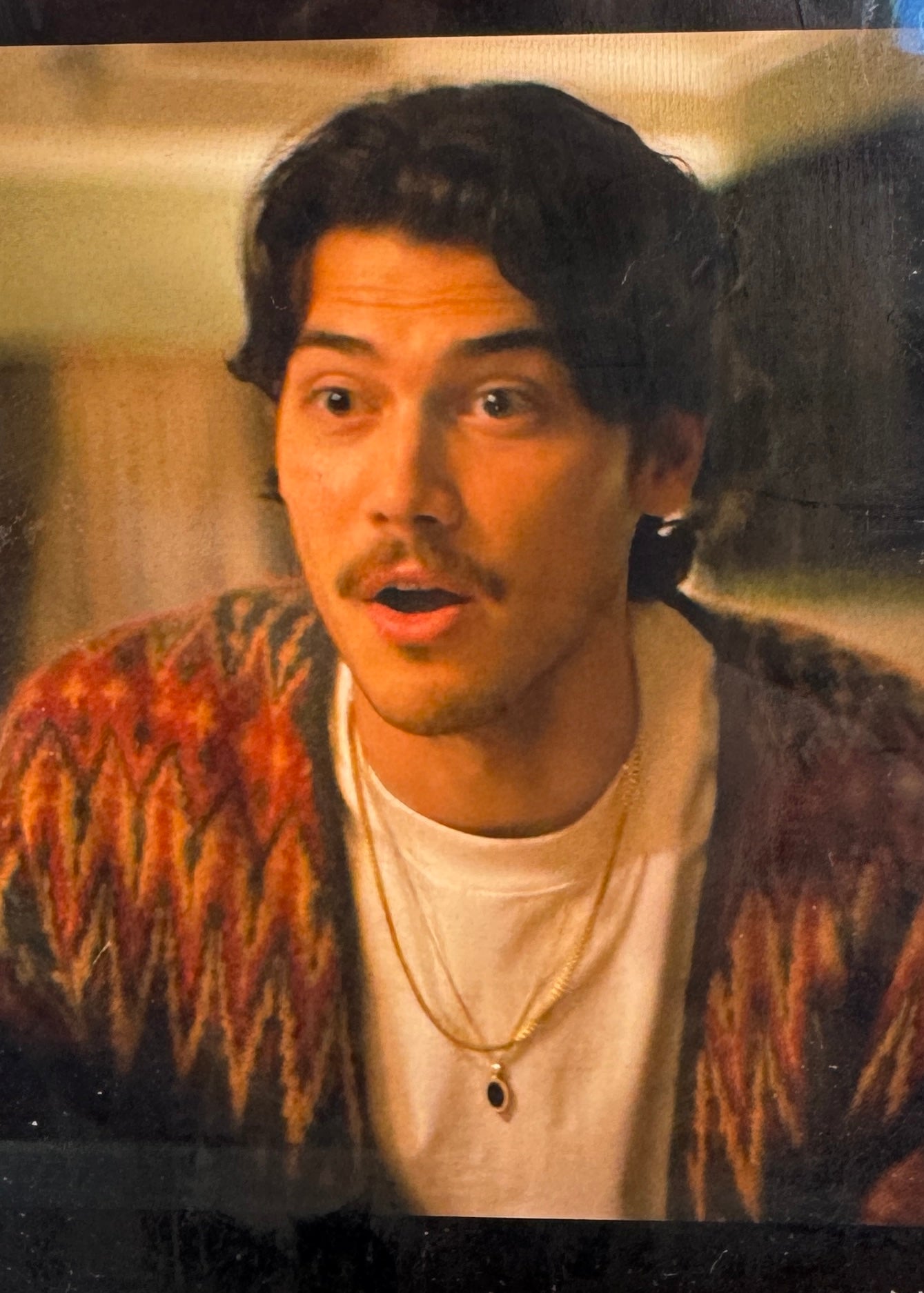 Jacquard-Knit Cardigan