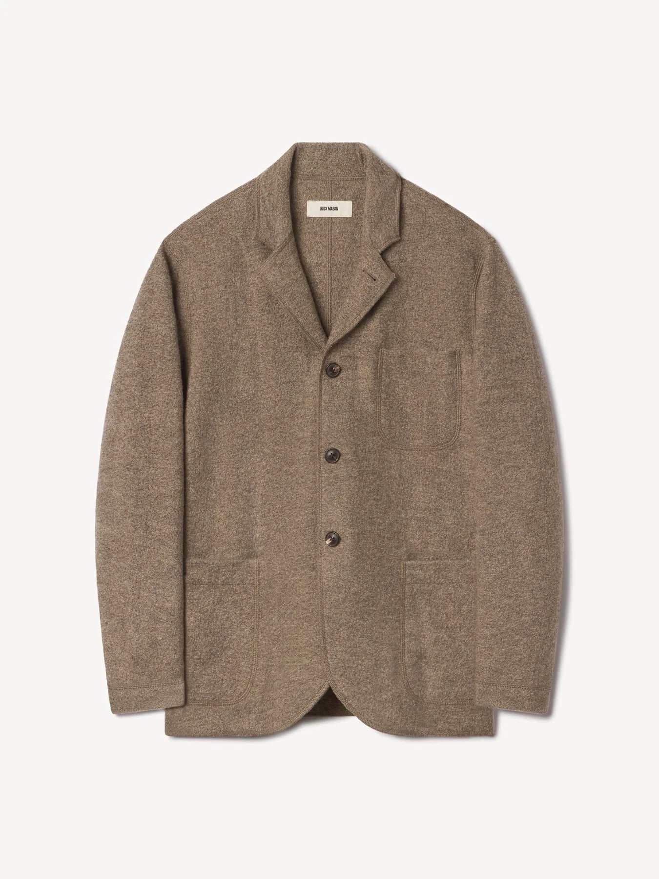 Brown blazer on a white background