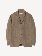 Brown blazer on a white background