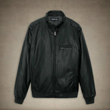 Men's Faux Leather Iconic Racer Jacket · Richie · The Bear · Seek