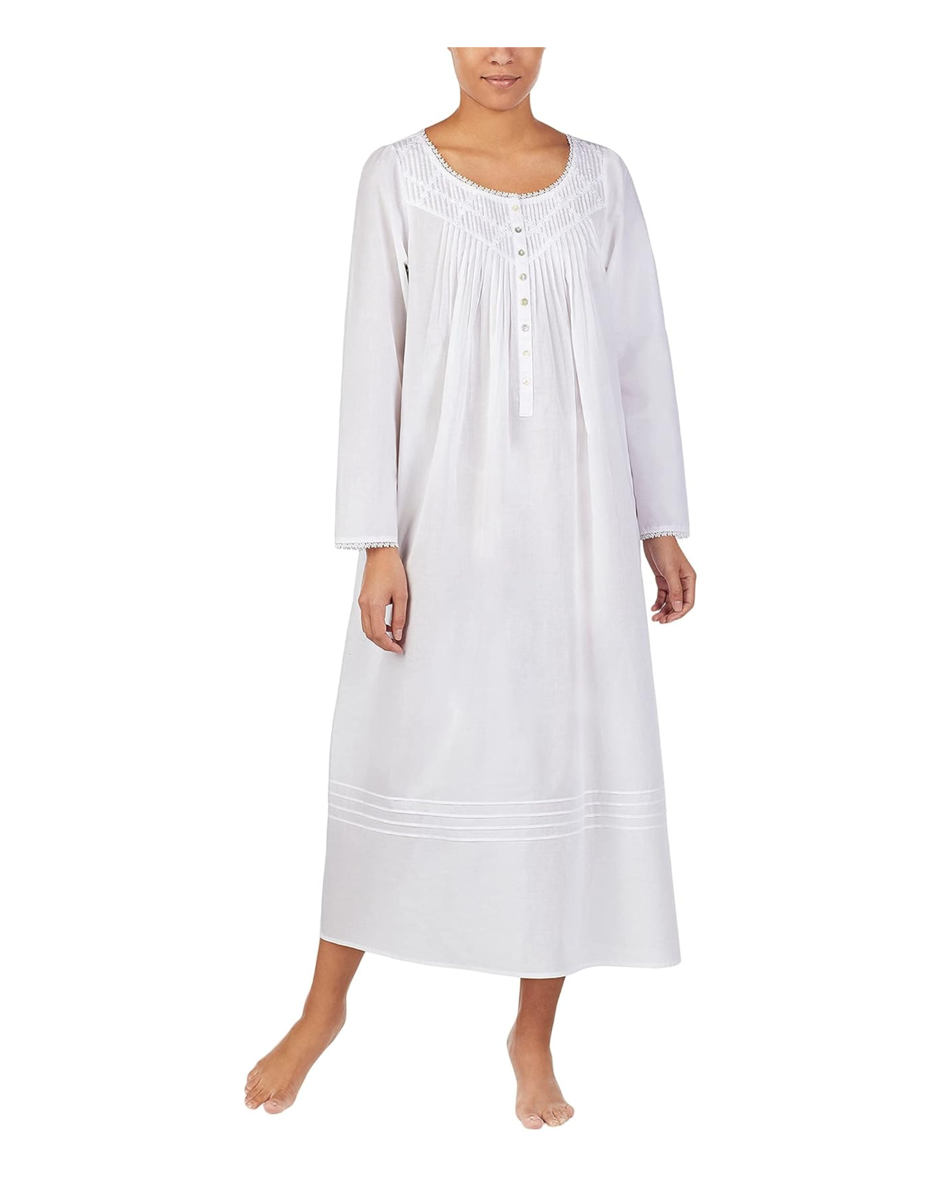 White Cotton Nightgown