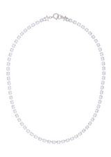 Crystal Choker In Silver Crystal