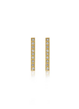 Diamond Long Bar Studs