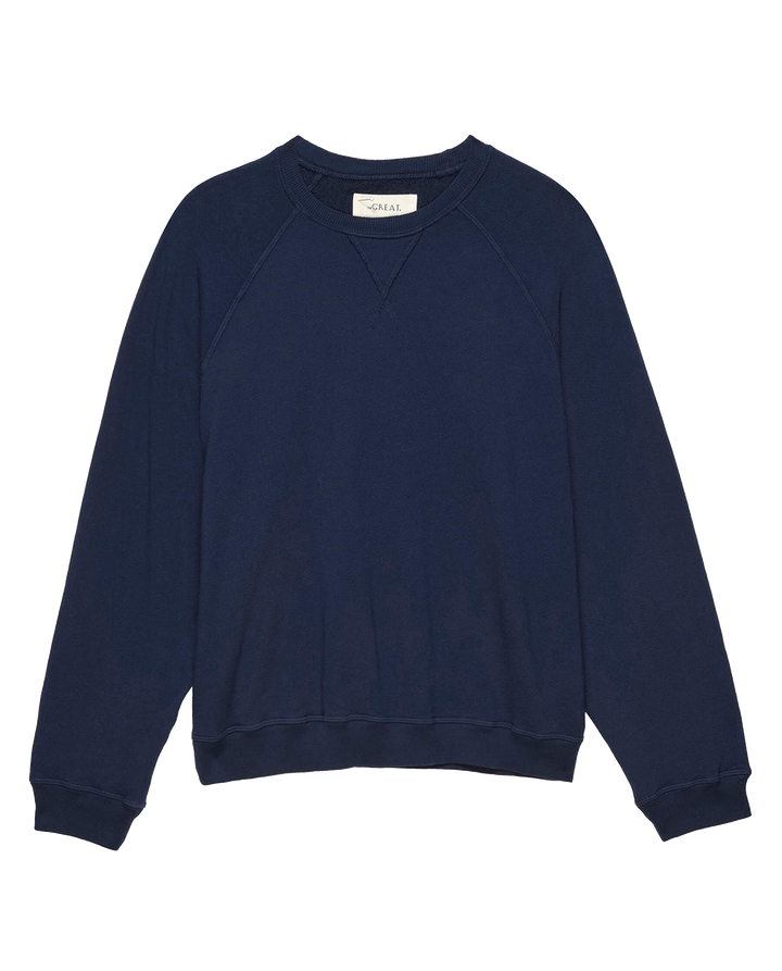 The Slouch Sweatshirt In True Navy · The Drama · Seek