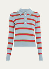 The Memphis Long-Sleeve Polo Sweater