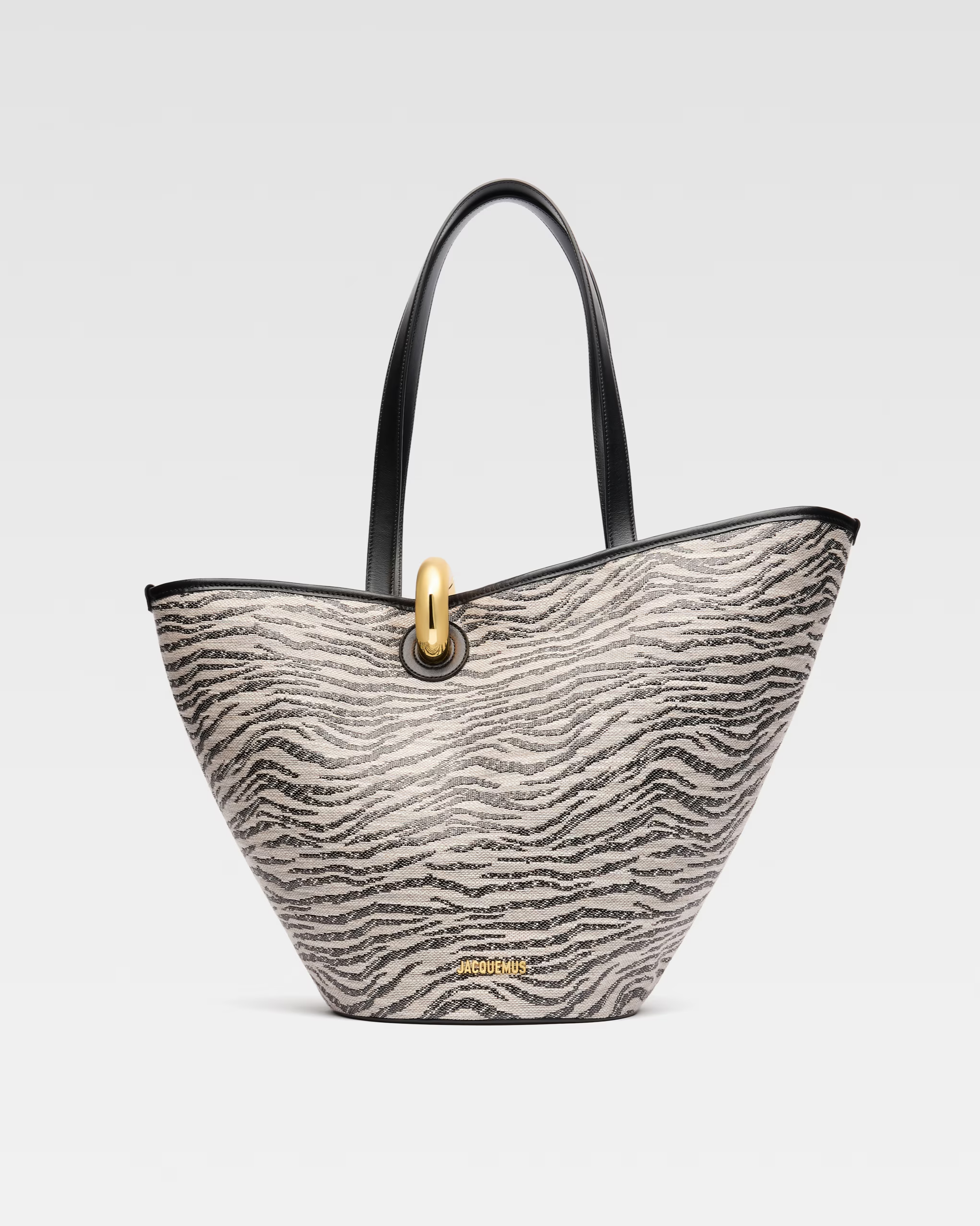 Le Bambola Zebra Print Tote Jacquemus