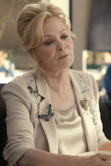 Cinq a Sept white crystal-embellished blazer product photo