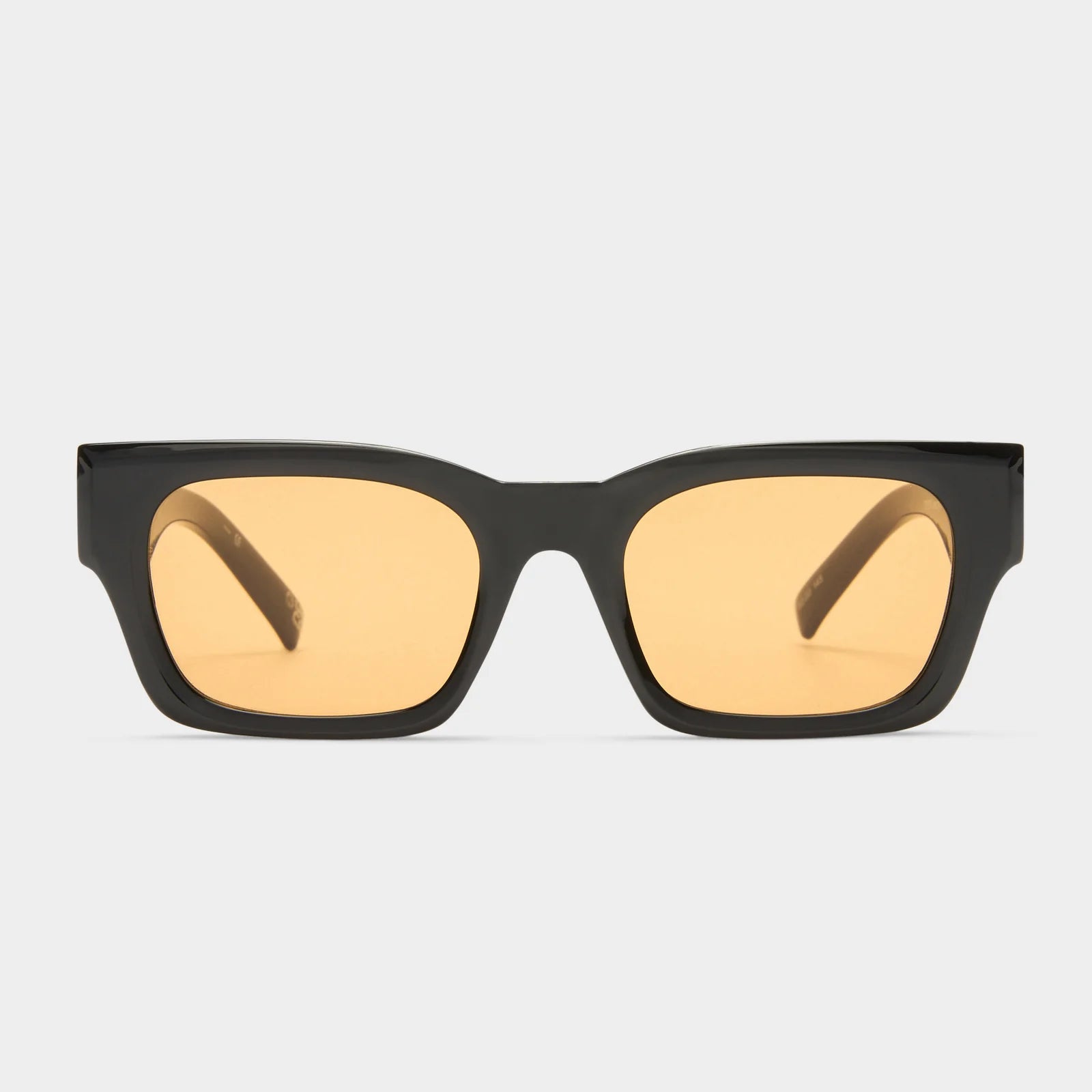 Shmood Black Sunglasses with Amber Lenses