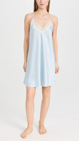 Flora Nikrooz Genevive lace chemise product photo on white background