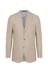 Beige Alcantara Jacket