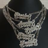 Double Plated Custom Nameplate