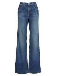 Nili Lotan Celia flare jeans in classic wash product photo