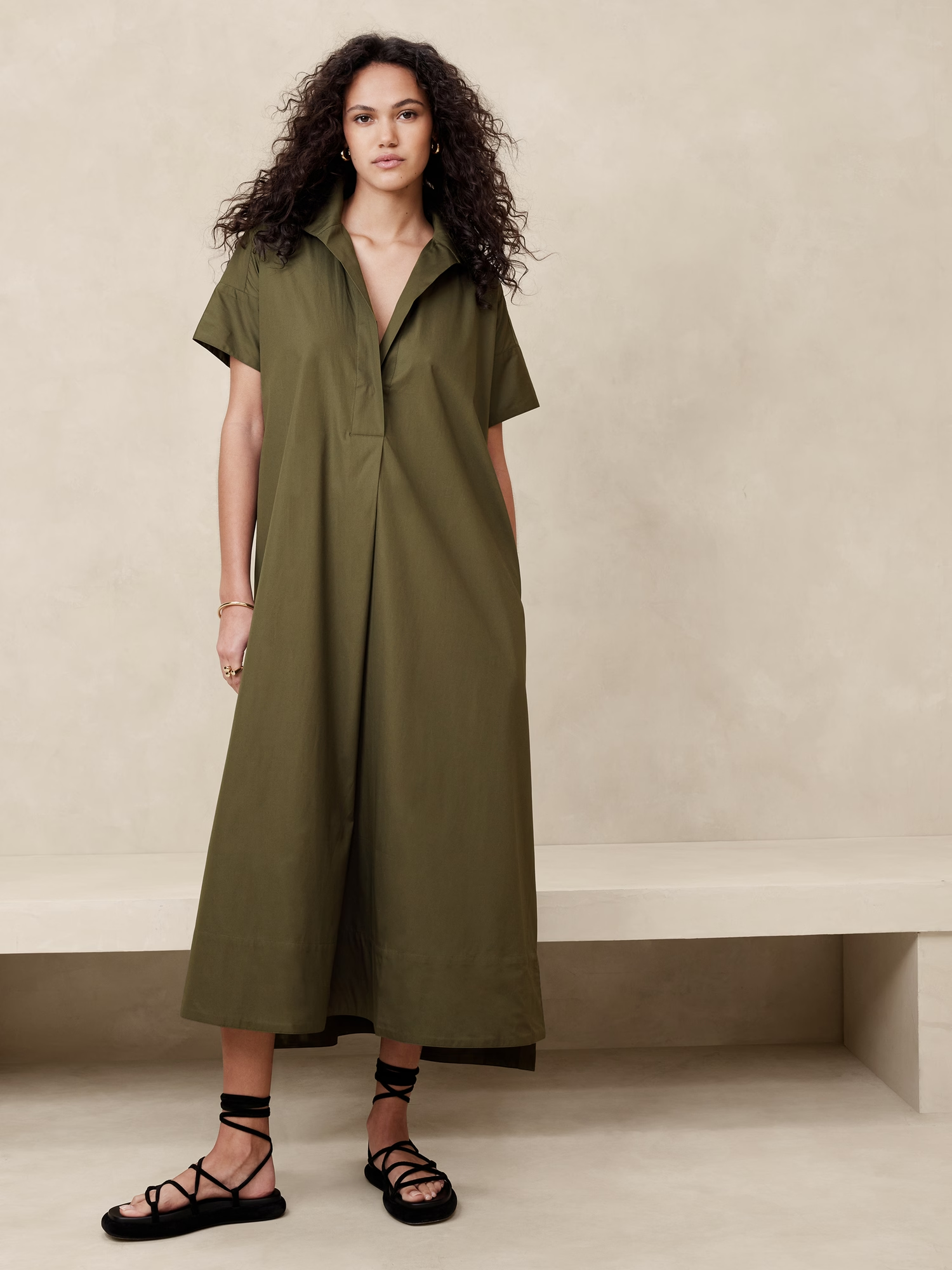 Seek to Shop: Parker Posey's Olive Green Shirt Dress The White Lotus Season  3 – Seek to Shop · Style Seen on Screen