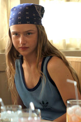 Shop Ramona's Blue Contrast-Trim Vintage Tank Top from Sterling Point · Seek