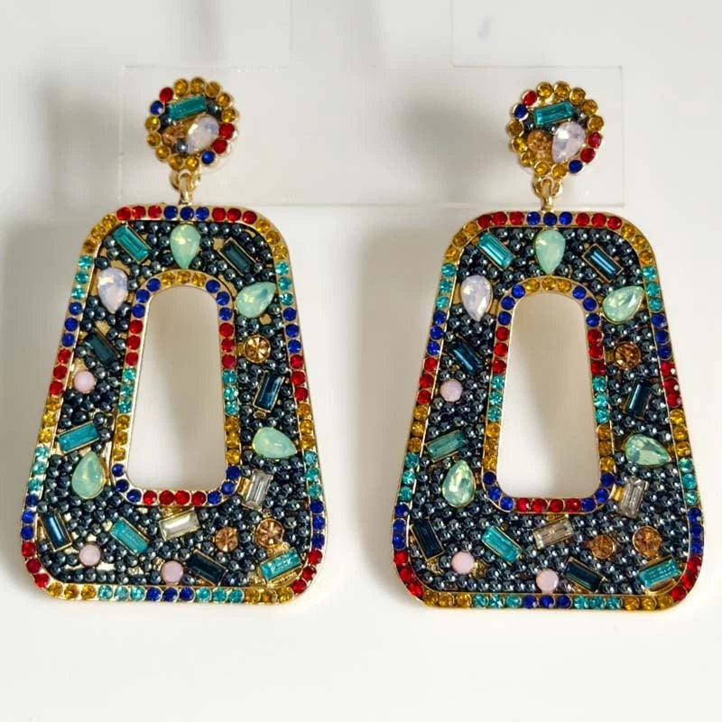 Bejeweled Statement Earrings