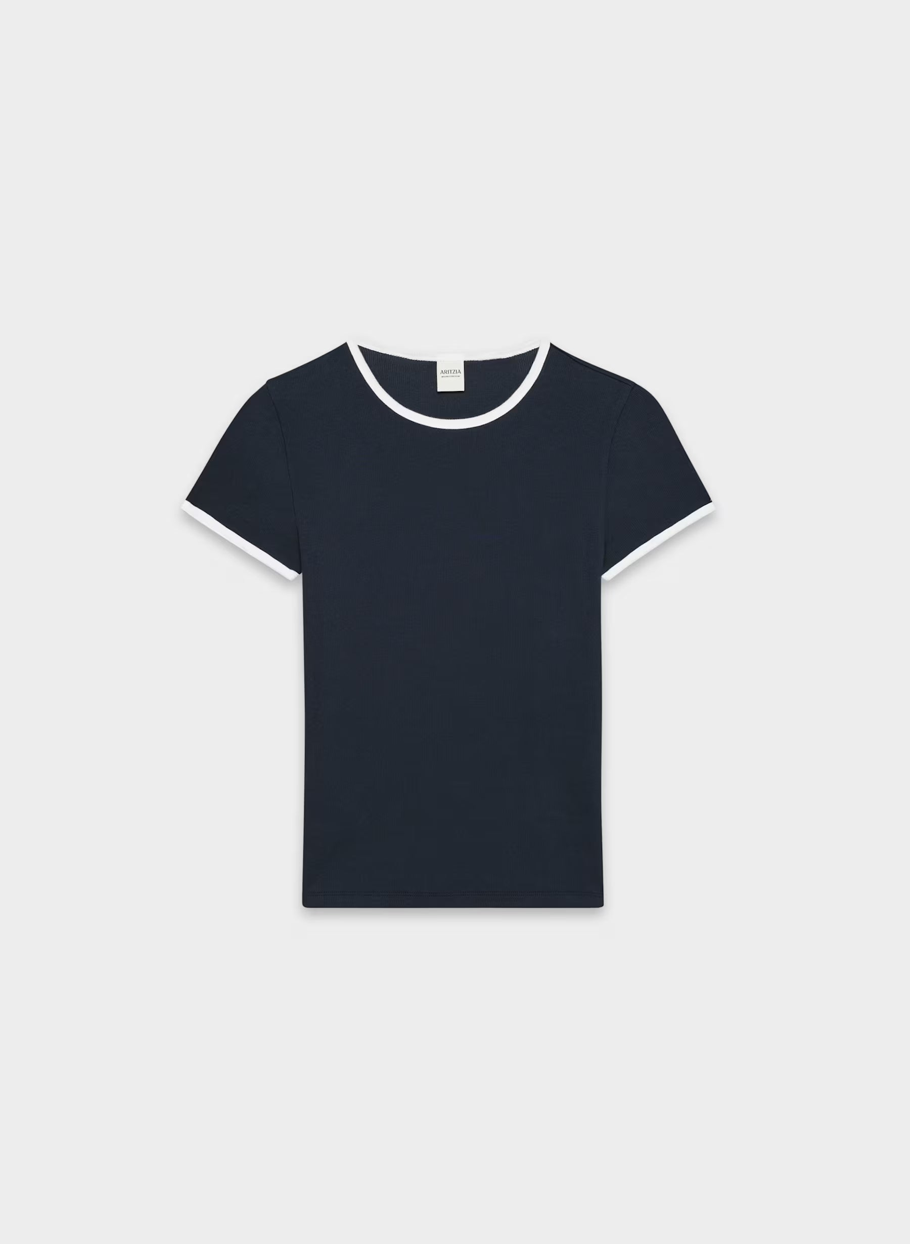 HomeStretch Blue and White Ringer T-Shirt