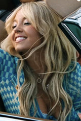 Shop Cassie Howard's Blue Checkerboard Cropped Cardigan from Euphoria Season 3 · Seek