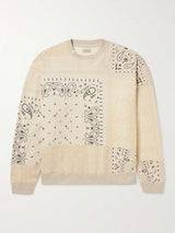 Bandana-Print Cotton-Jersey Sweatshirt