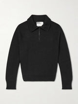Merino Wool Zip-Up Cardigan