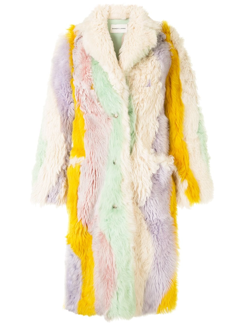 Patch Coat in Multicolor